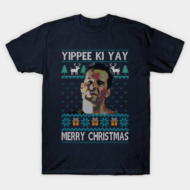 YIIPPEE KI CHRISTMAS T-Shirt by RetroFreak